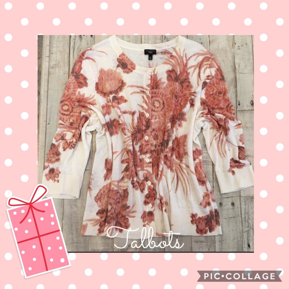 TALBOTS | 2X Floral Cardigan
